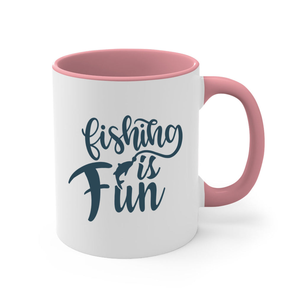 fishing is fun 147#- fishing-Mug / Coffee Cup