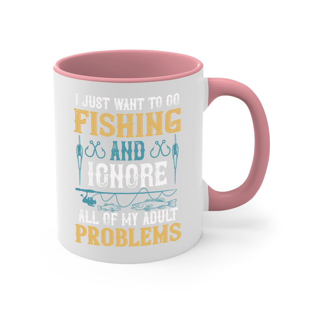 i just want to go fishing and ignore all of my adult 108#- fishing-Mug / Coffee Cup