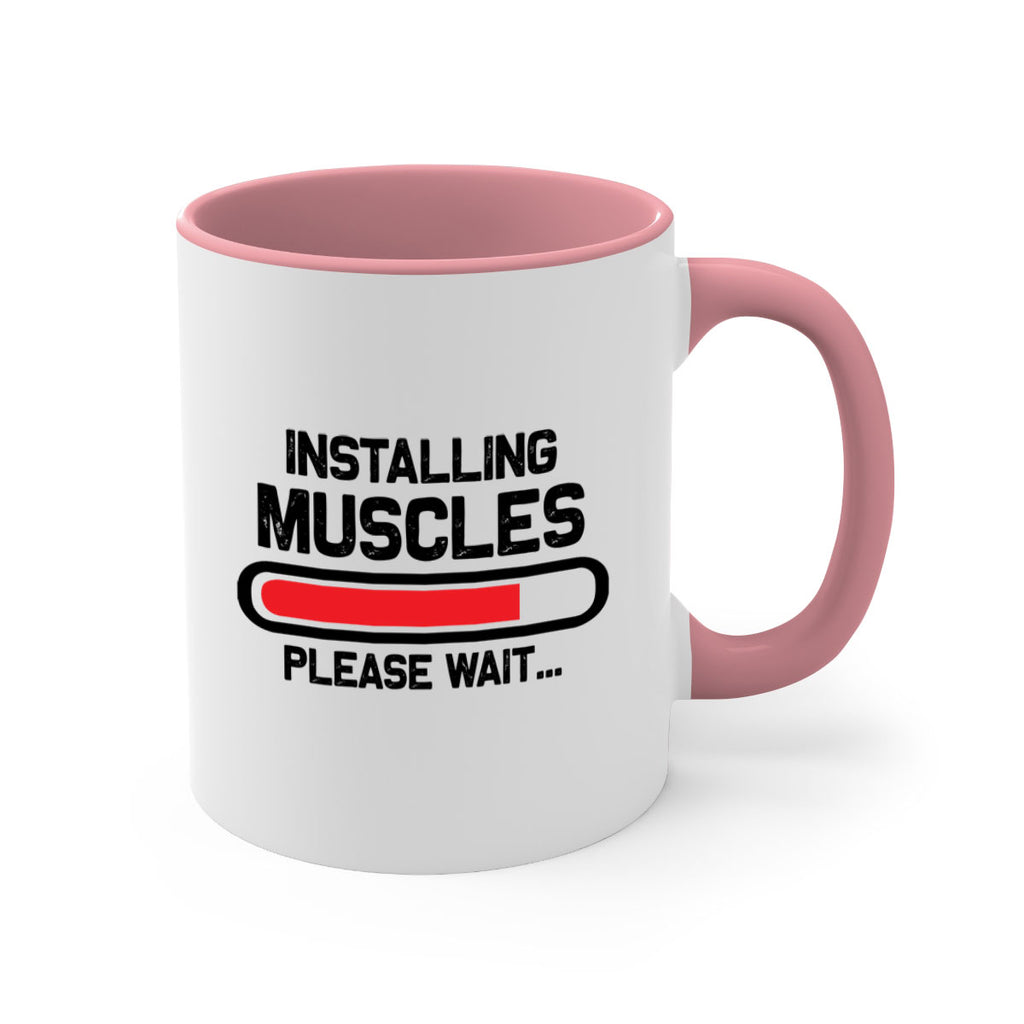 installing muscles please wait 7#- gym-Mug / Coffee Cup