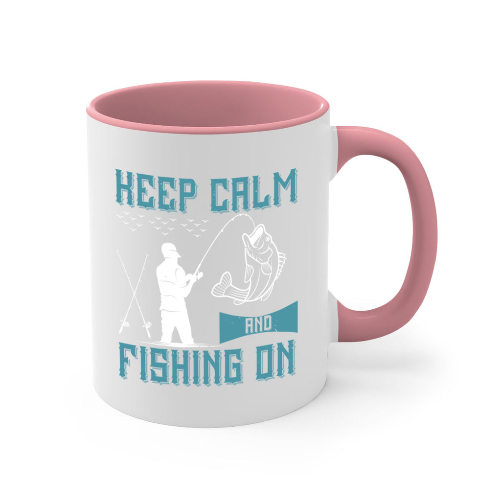 keep calm and fishing on 248#- fishing-Mug / Coffee Cup