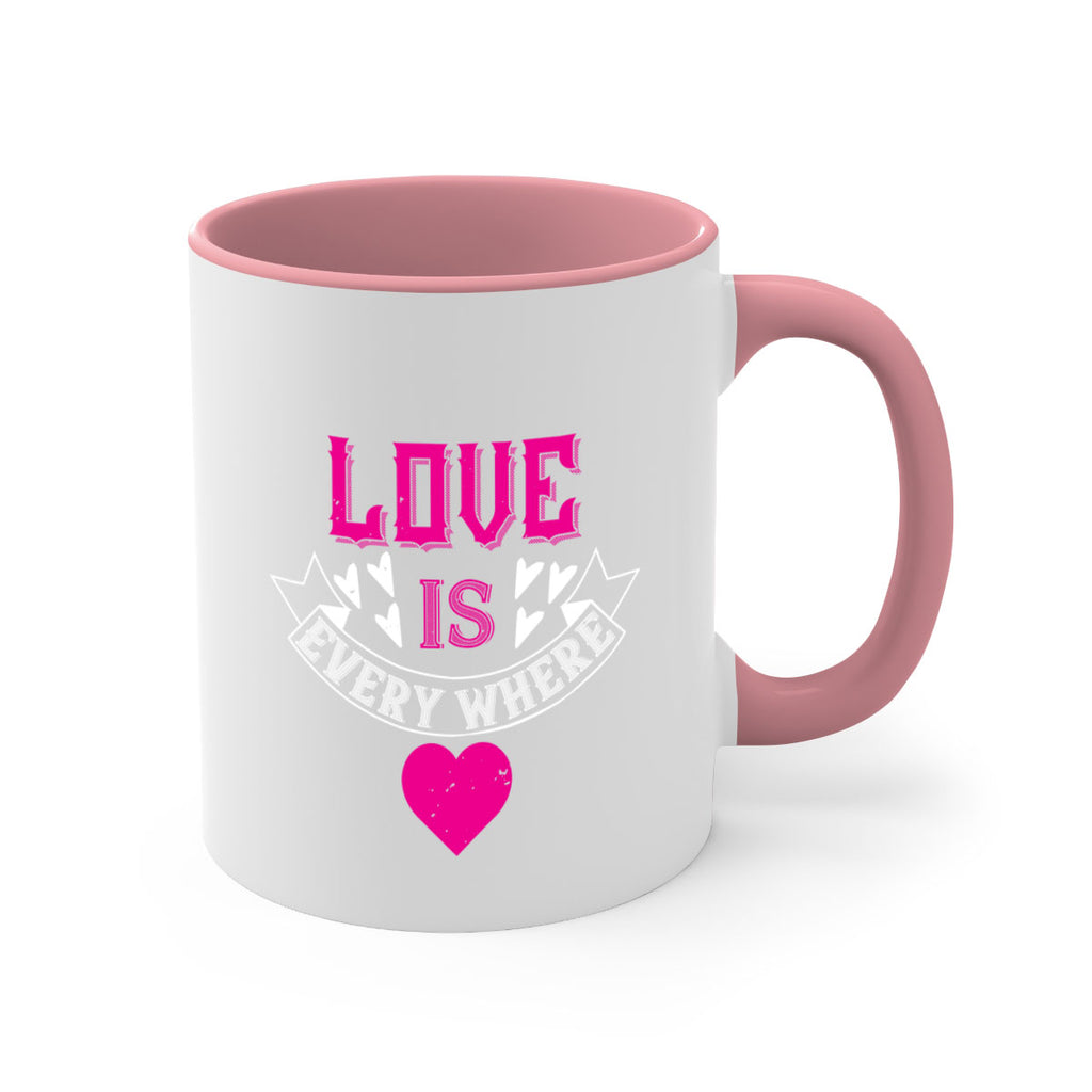 love is every where 44#- valentines day-Mug / Coffee Cup
