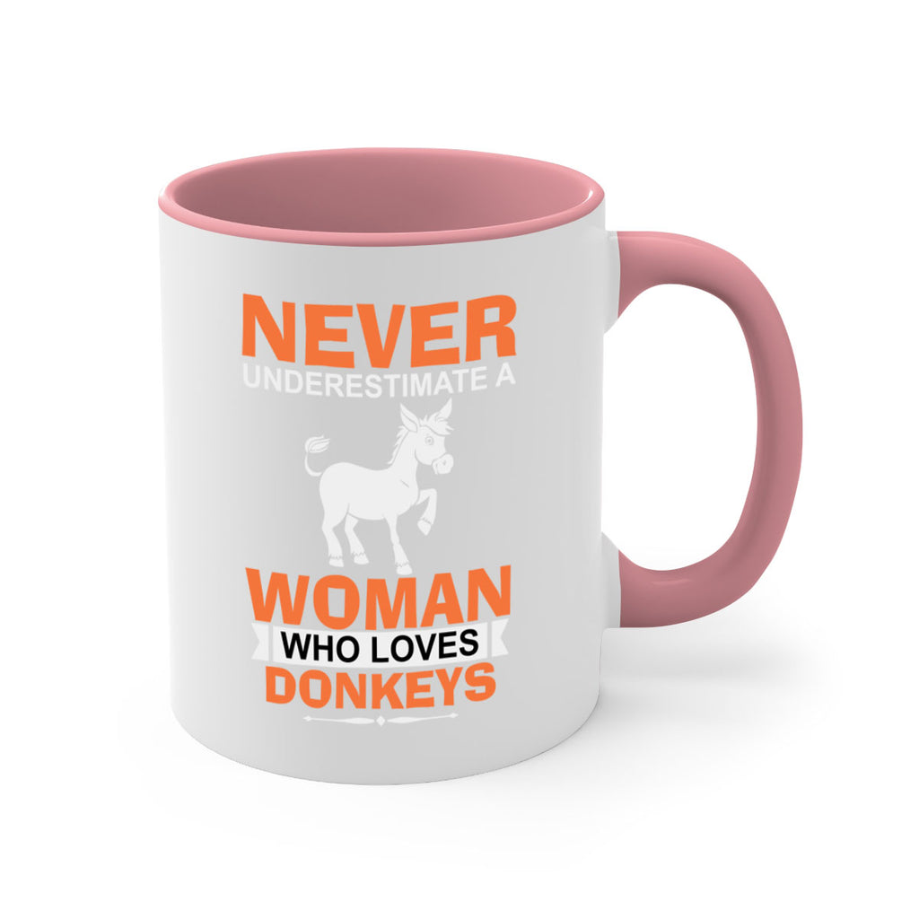 never underestimate a woman who loves donkeys Style 1#- Donkey-Mug / Coffee Cup