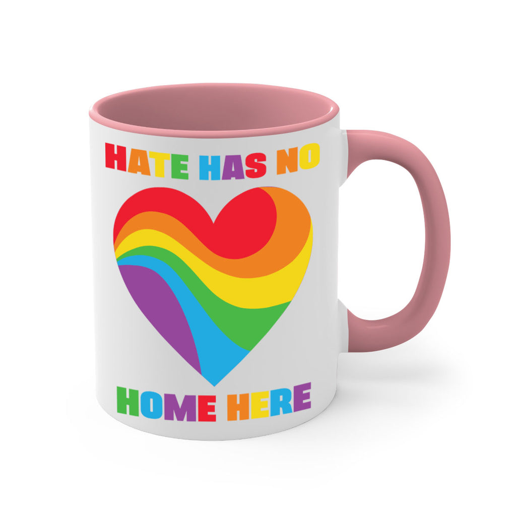 rainbow heart hate has no lgbt 30#- lgbt-Mug / Coffee Cup