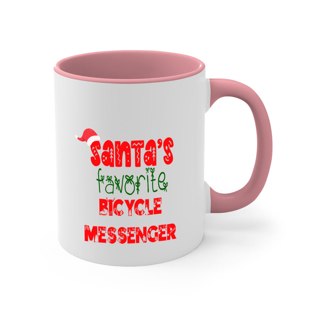 santas favorite bicycle messenger style 680#- christmas-Mug / Coffee Cup