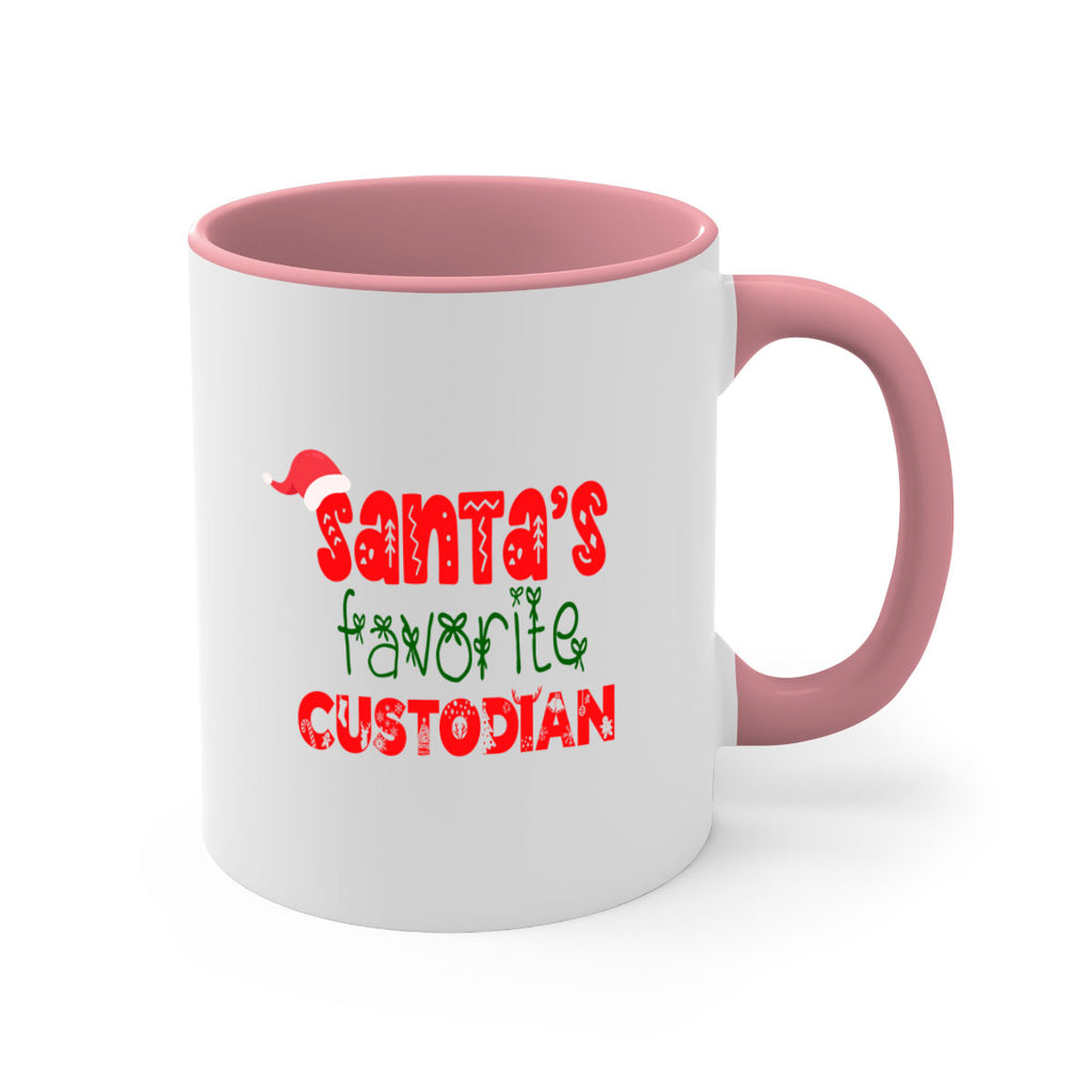 santas favorite custodian style 761#- christmas-Mug / Coffee Cup