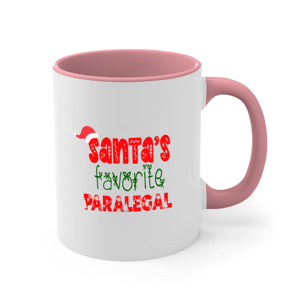 santas favorite paralegal style 995#- christmas-Mug / Coffee Cup