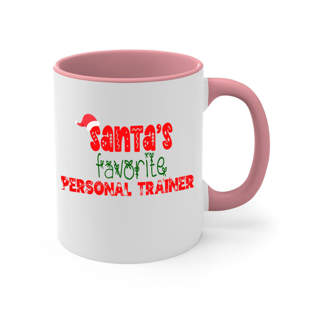 santas favorite personal trainer style 1007#- christmas-Mug / Coffee Cup