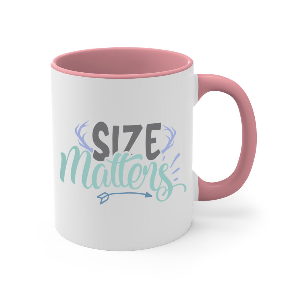 size matters 195#- fishing-Mug / Coffee Cup