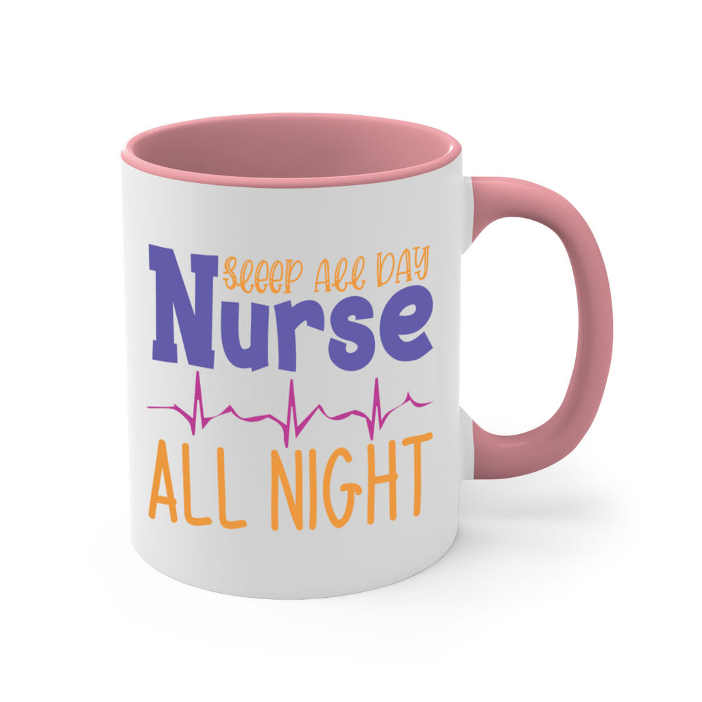 sleep all day nurse all night Style Style 34#- nurse-Mug / Coffee Cup