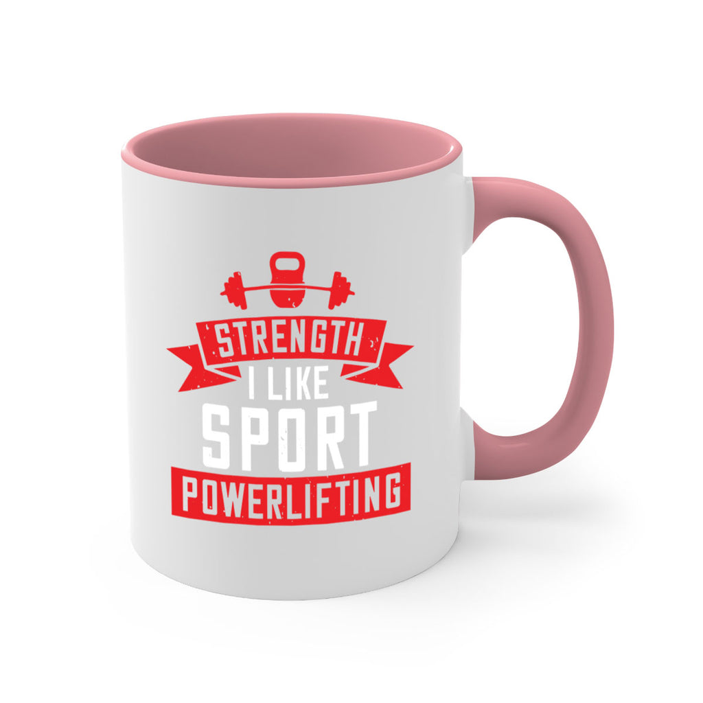 strength i like sport powerlifting 73#- gym-Mug / Coffee Cup