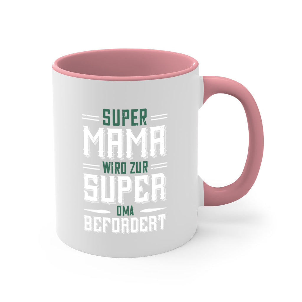 super mama wird zur 9#- grandpa-Mug / Coffee Cup
