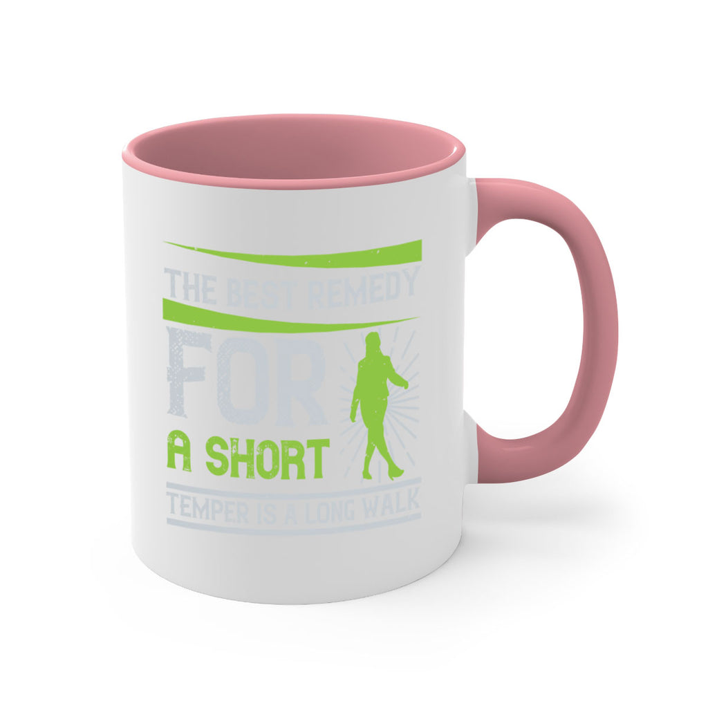 the best remedy for a short temper is a long walk 23#- walking-Mug / Coffee Cup