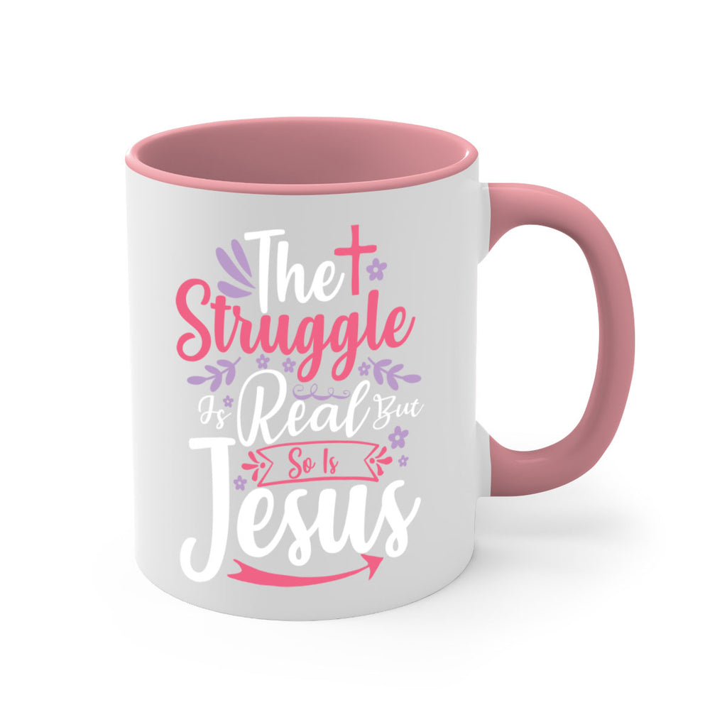 the struggle is real but so is jesus 5#- easter-Mug / Coffee Cup