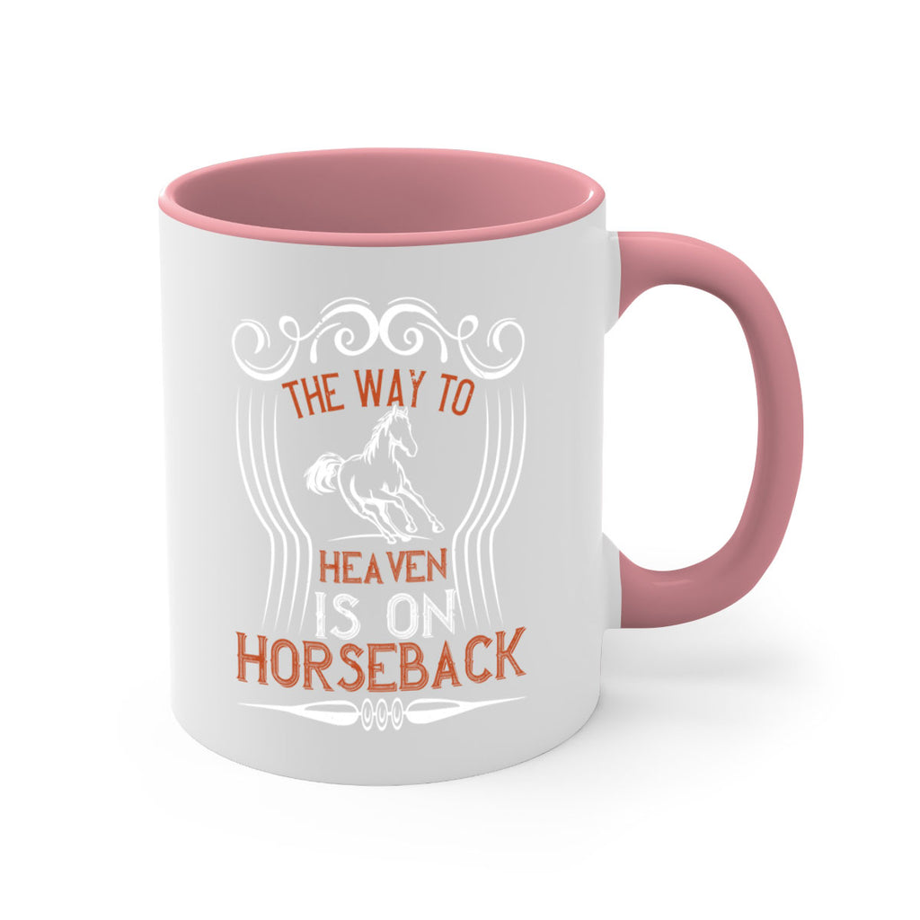 the way to haeven is on horseback Style 19#- horse-Mug / Coffee Cup