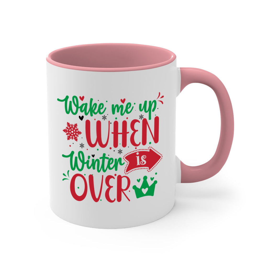 wake me up when winter is over style 1224#- christmas-Mug / Coffee Cup