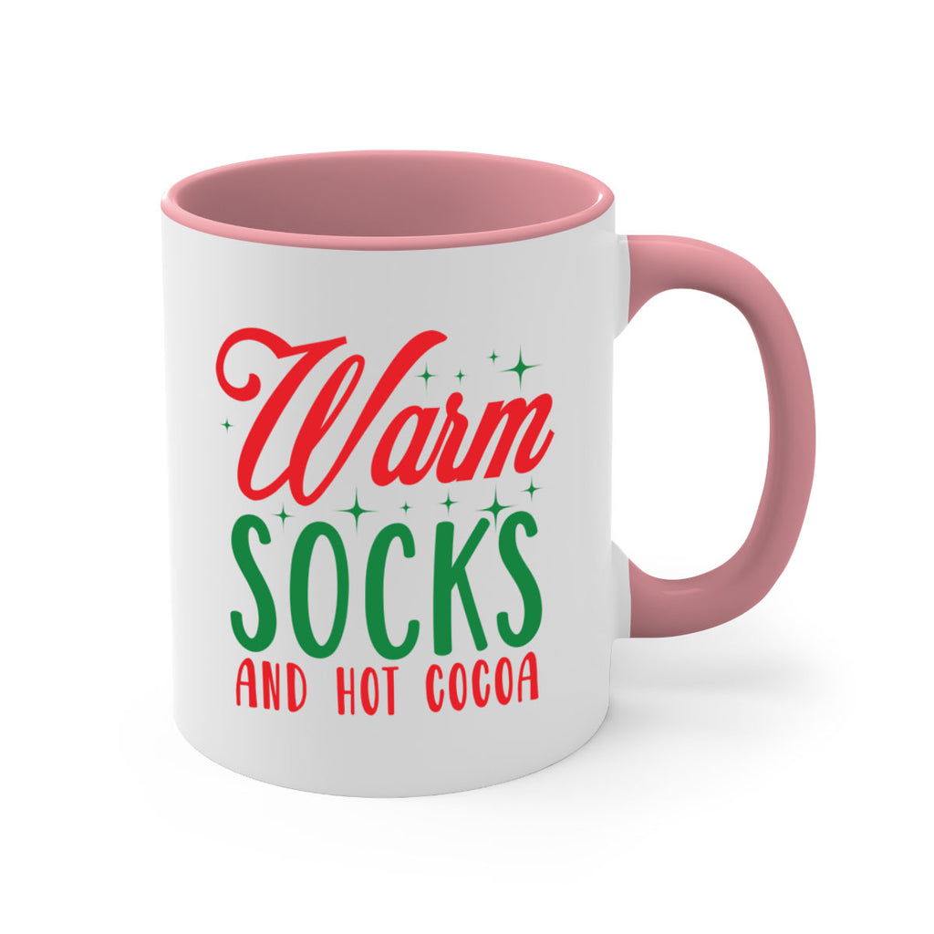 warm socks and hot cocoa style 1226#- christmas-Mug / Coffee Cup