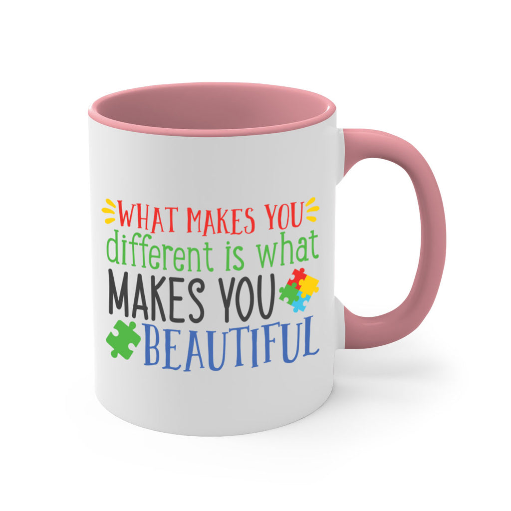 what makes you different is what makes you beautiful Style 3#- autism-Mug / Coffee Cup
