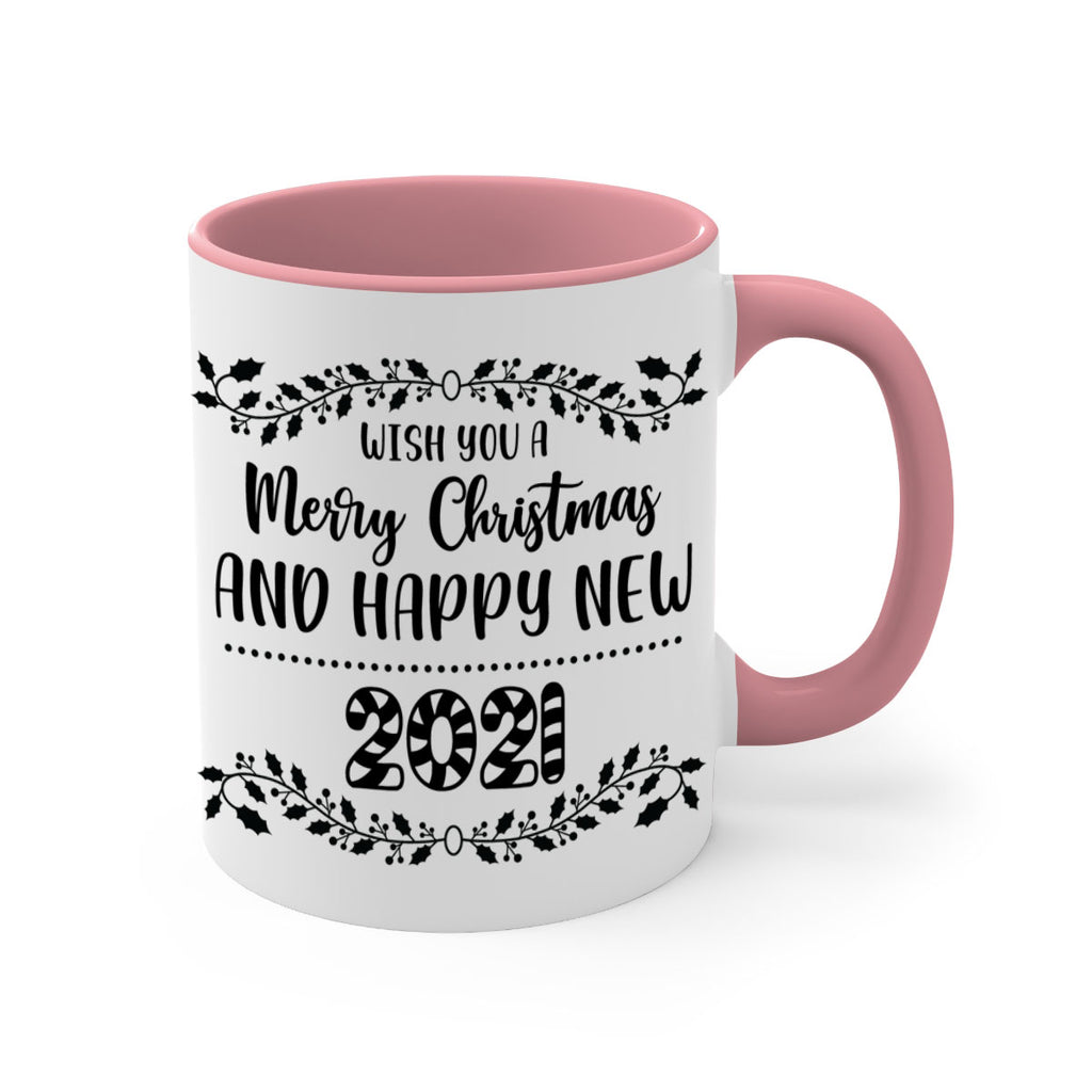 wish you a merry christmas and happy new year style 1242#- christmas-Mug / Coffee Cup
