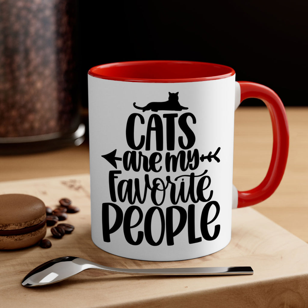 Cats Are My Favorite People Style 90#- cat-Mug / Coffee Cup