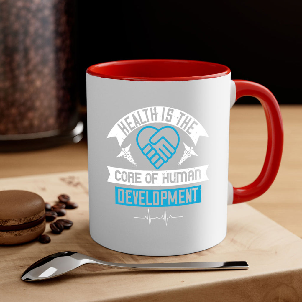 Health is the core of human development Style 41#- World Health-Mug / Coffee Cup