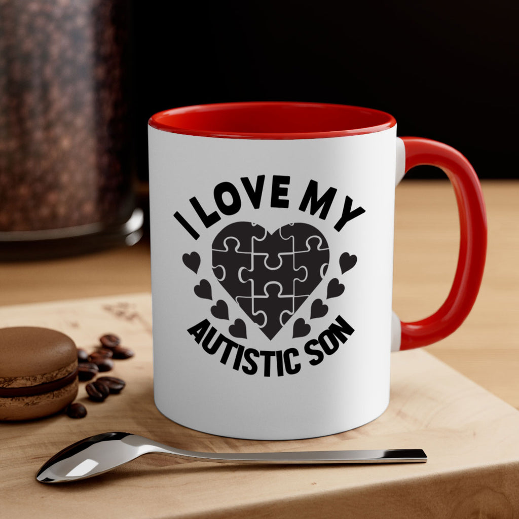 I love my Style 46#- autism-Mug / Coffee Cup