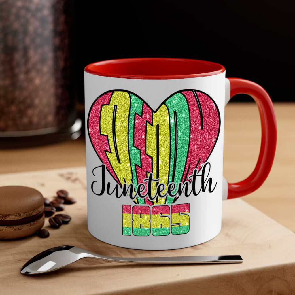 Juneteenth Since 1865 Heart 20#- juneteenth-Mug / Coffee Cup