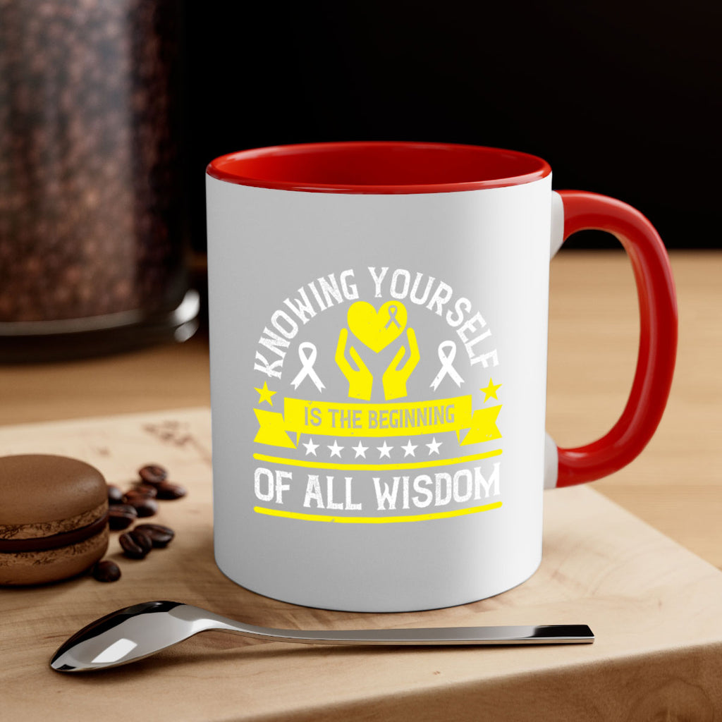 Knowing yourself is the beginning of all wisdom Style 38#- Self awareness-Mug / Coffee Cup