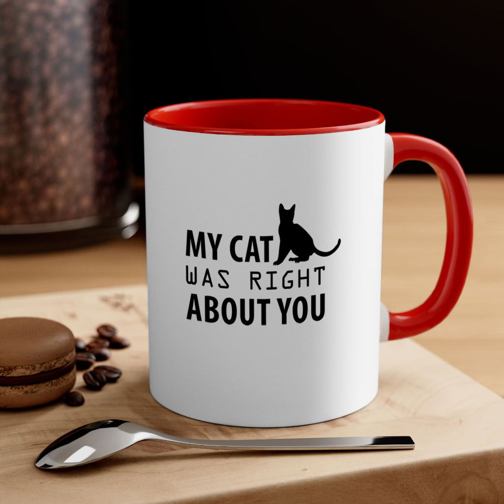 My Cat Was Right Style 72#- cat-Mug / Coffee Cup