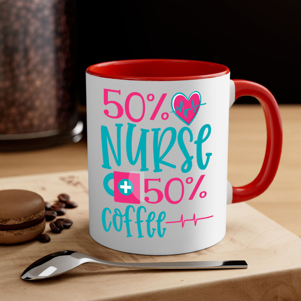 Percent Nurse Percent Coffee Style 395#- nurse-Mug / Coffee Cup