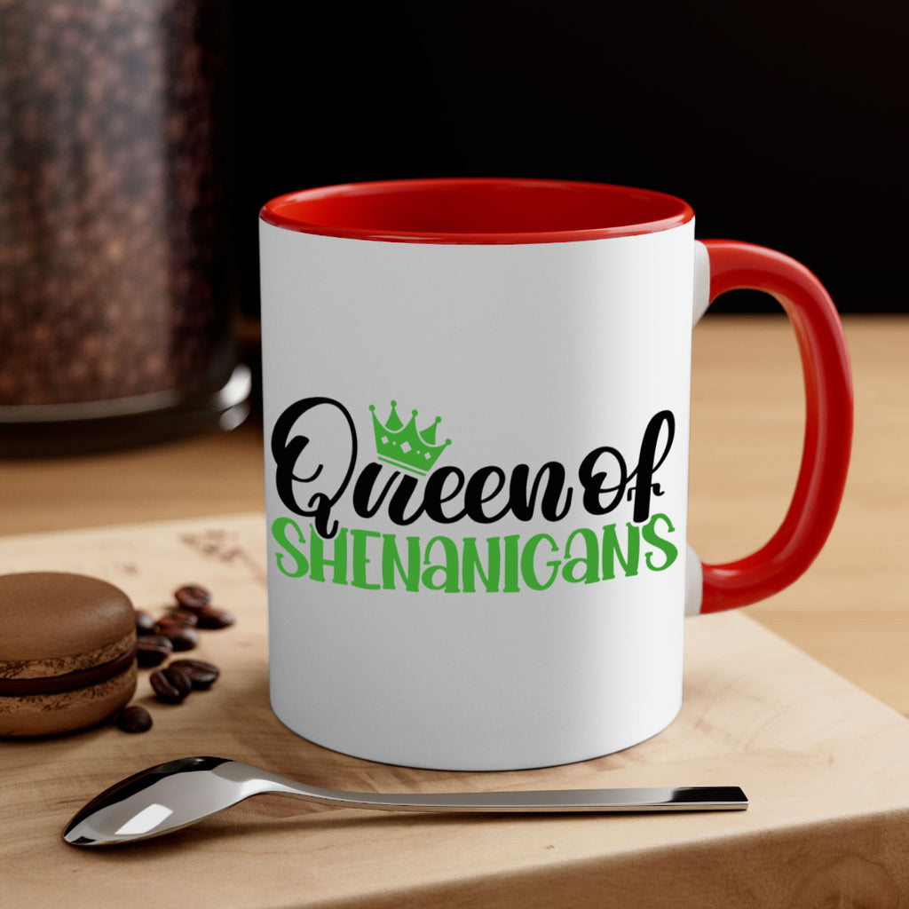 Queen Of Shenanigans Style 36#- St Patricks Day-Mug / Coffee Cup