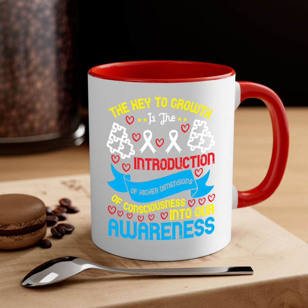 The key to growth is the introduction of higher dimensions Style 20#- Self awareness-Mug / Coffee Cup