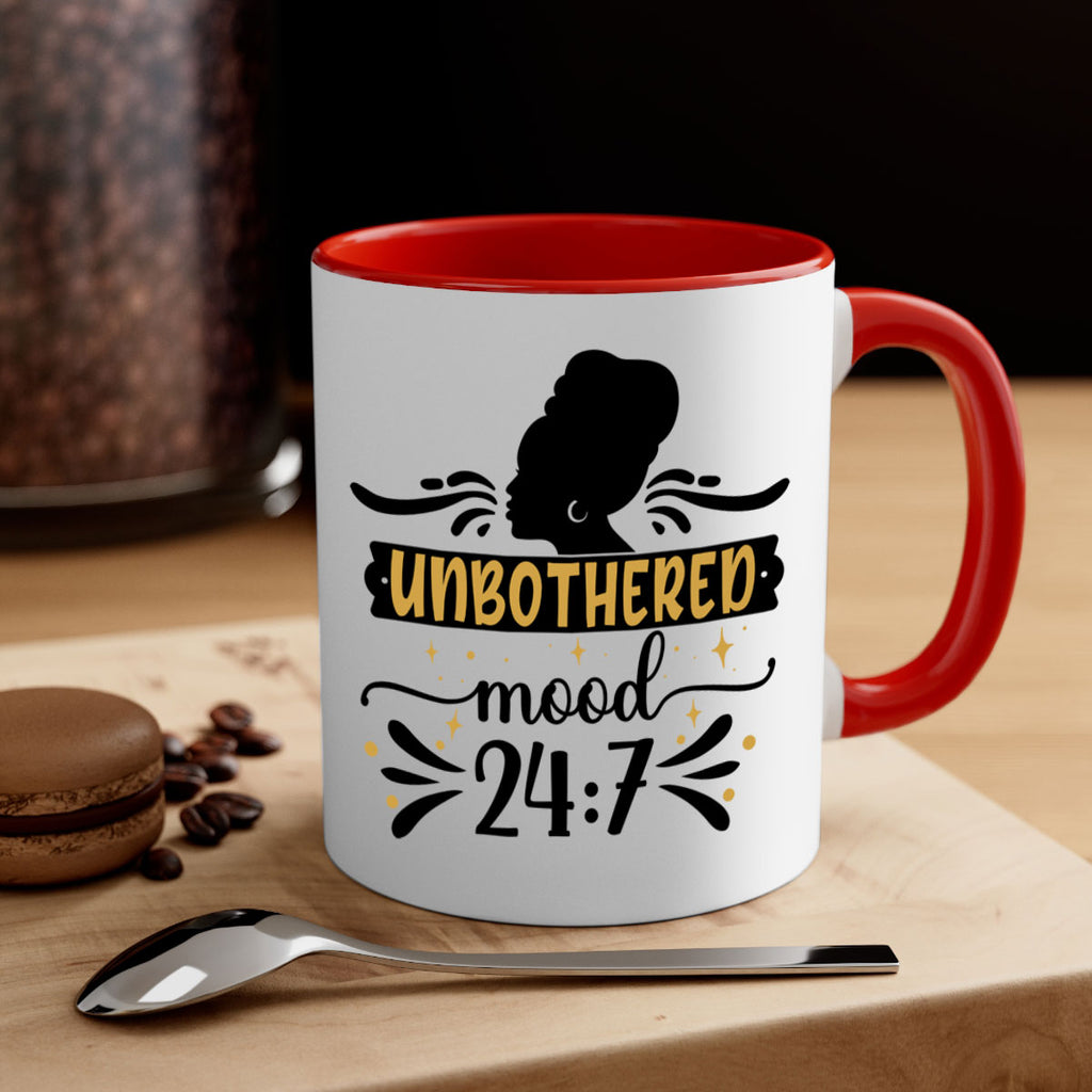 Unbothered mood Style 2#- Black women - Girls-Mug / Coffee Cup