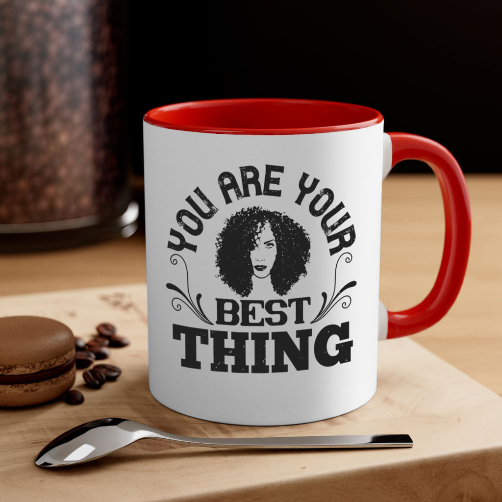 You are your best thing Style 9#- Afro - Black-Mug / Coffee Cup