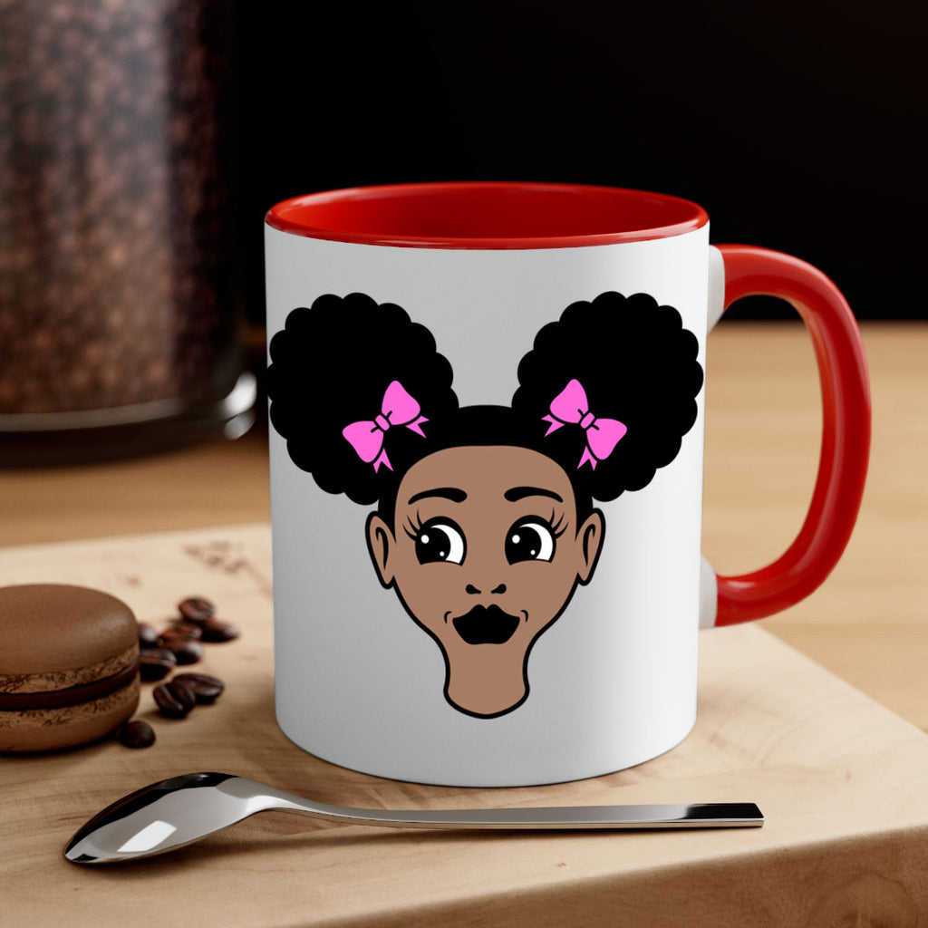 afro puffs girl 74#- Black women - Girls-Mug / Coffee Cup