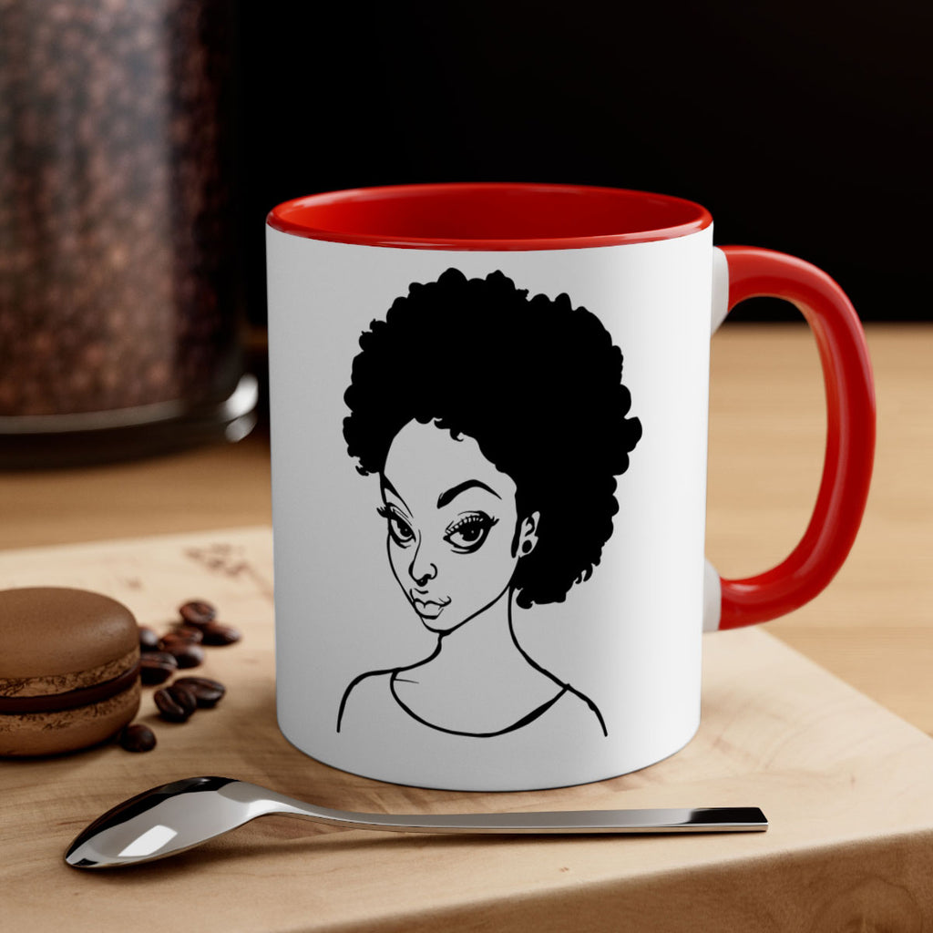 afro woman girl lady 68#- Black women - Girls-Mug / Coffee Cup