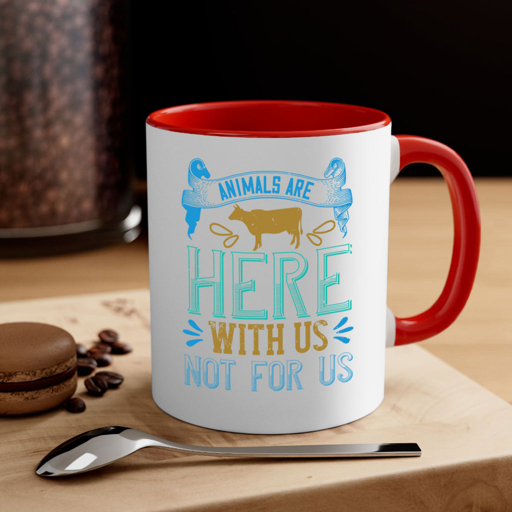 animals are here with us not for us 93#- vegan-Mug / Coffee Cup