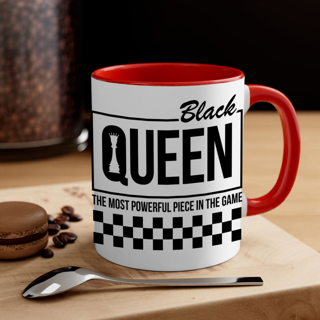 black queen chess checkered 221#- black words - phrases-Mug / Coffee Cup