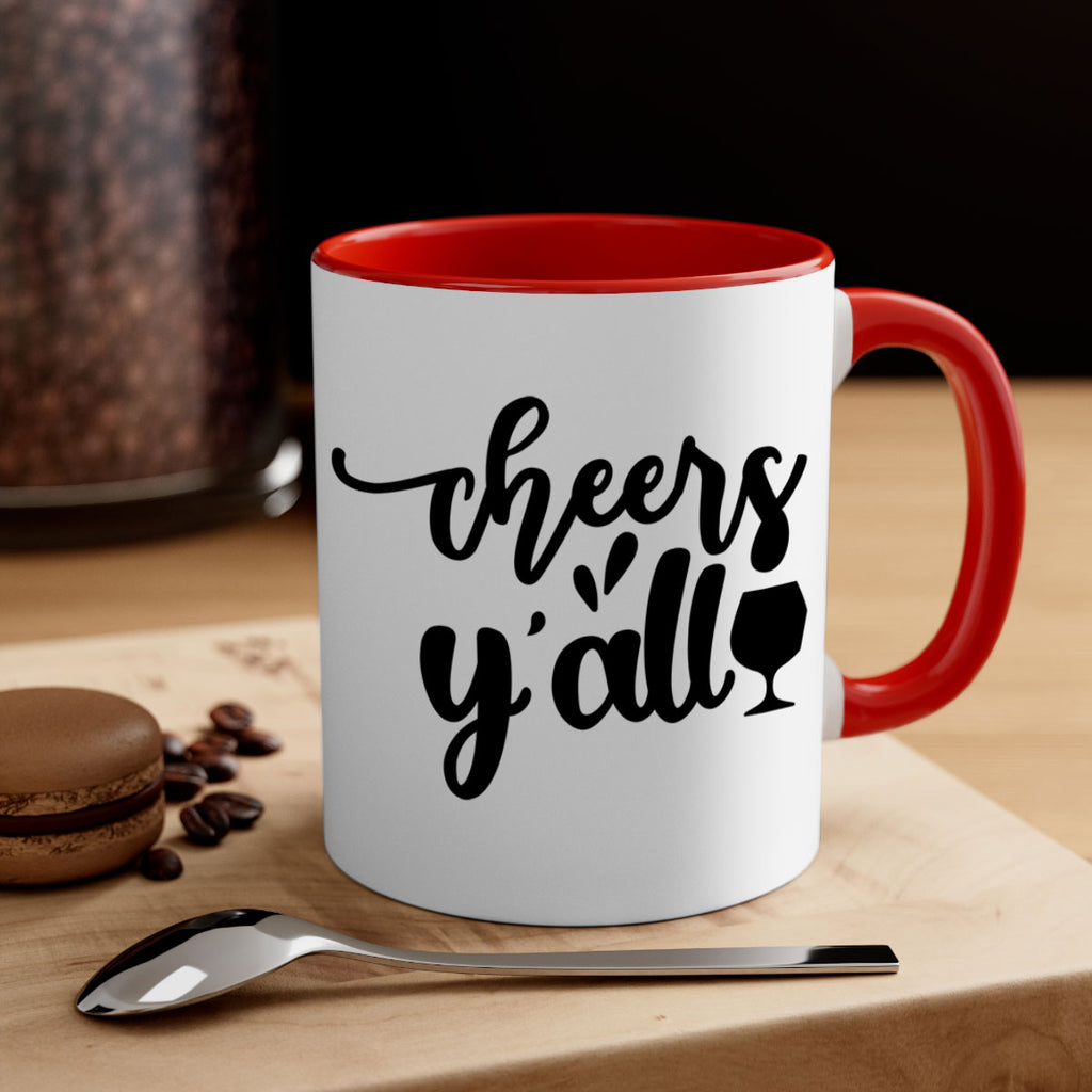 cheers yall 198#- wine-Mug / Coffee Cup
