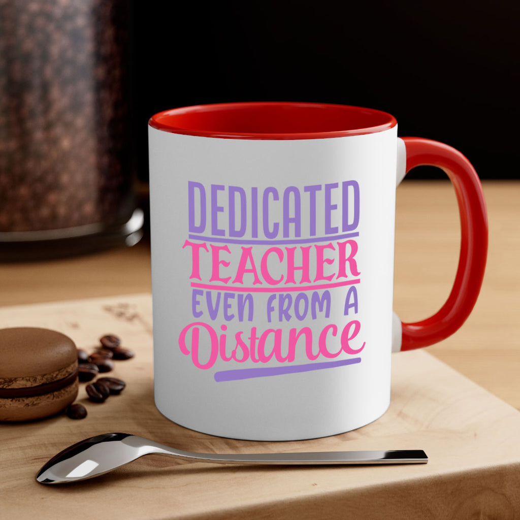 dedicated teacher even from a distance Style 53#- corona virus-Mug / Coffee Cup