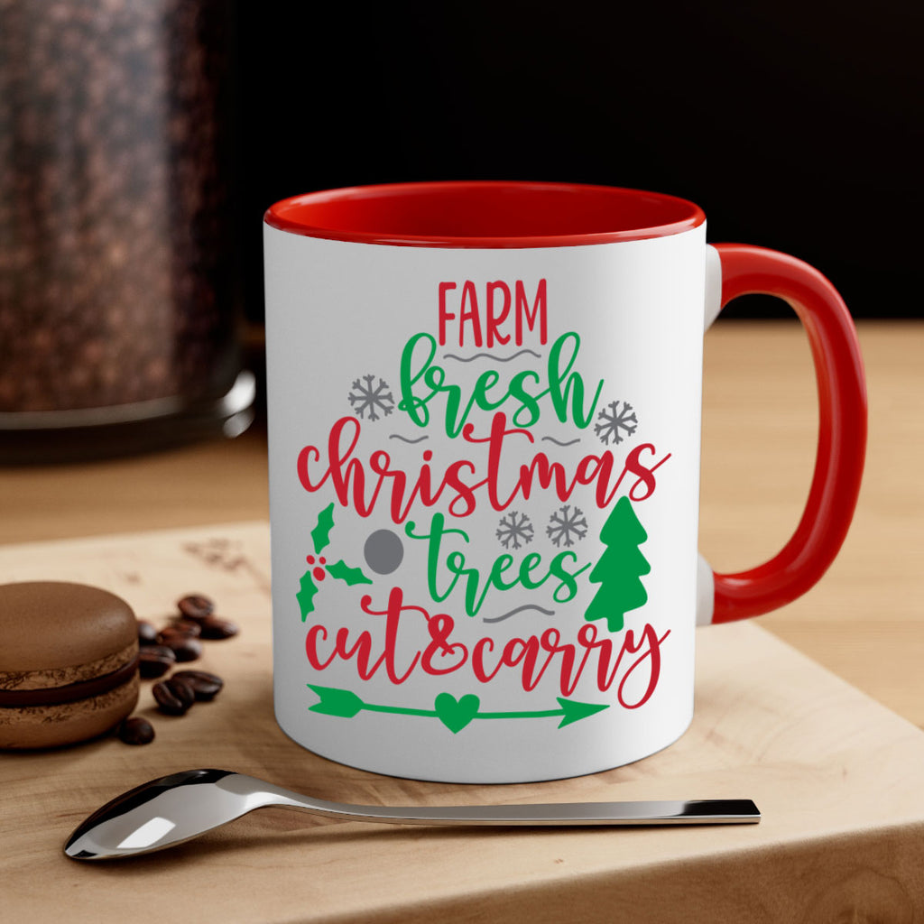 farm fress christmas trees style 208#- christmas-Mug / Coffee Cup