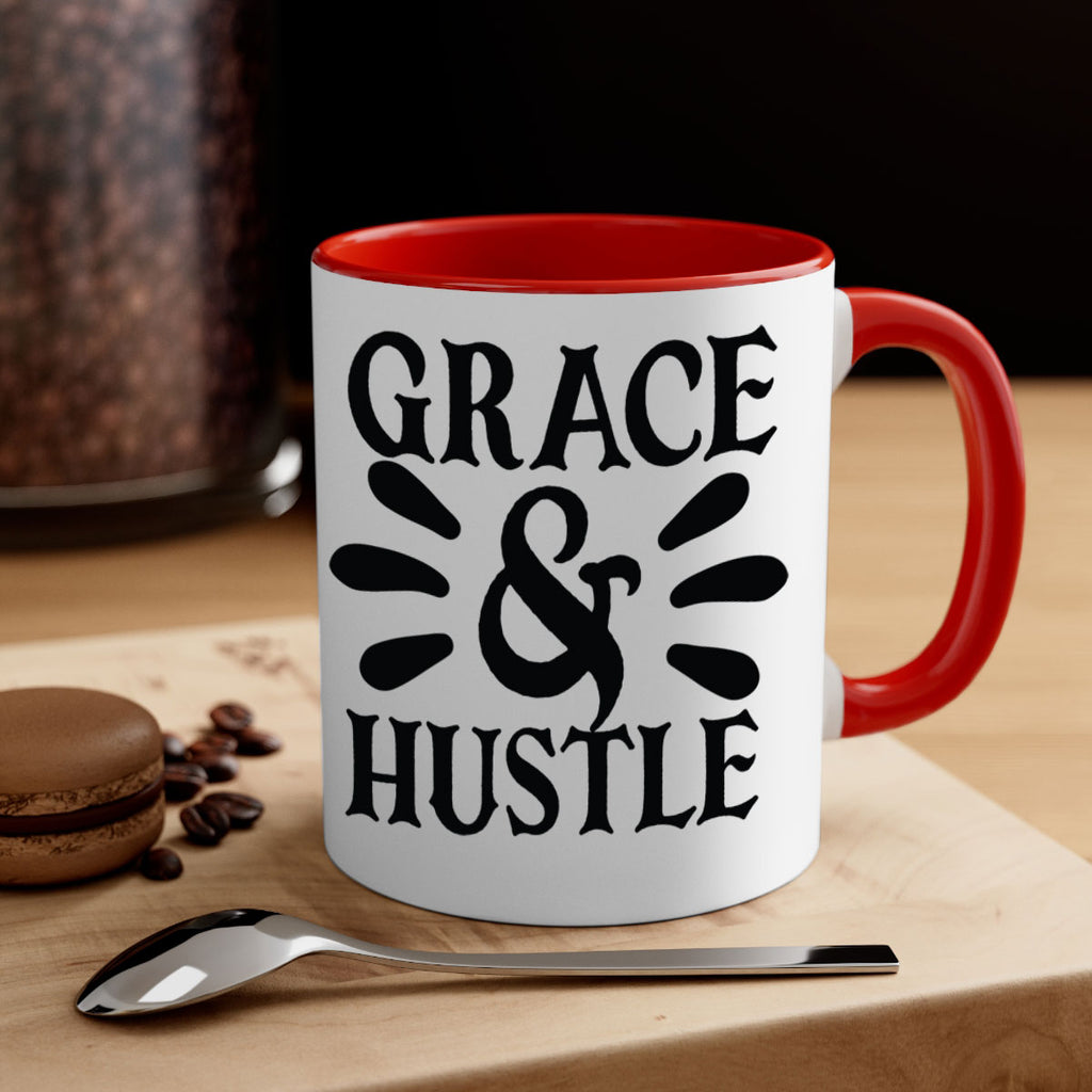 grace hustle Style 111#- motivation-Mug / Coffee Cup
