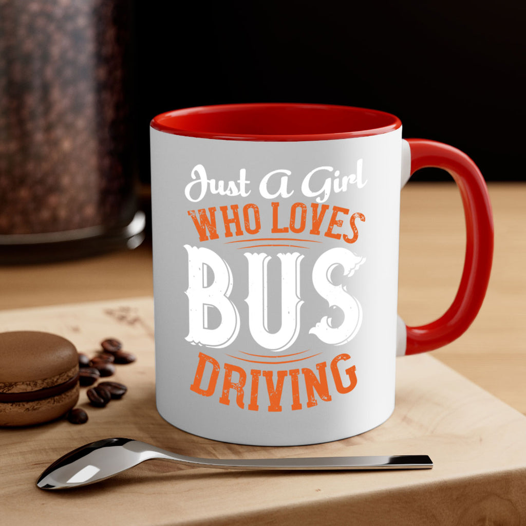 just a girl who loves bus driving Style 23#- bus driver-Mug / Coffee Cup