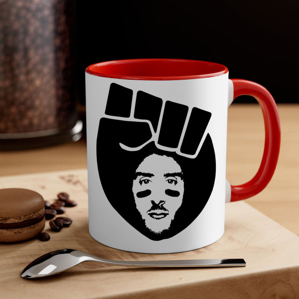 kaepernick fist hair 22#- Black men - Boys-Mug / Coffee Cup