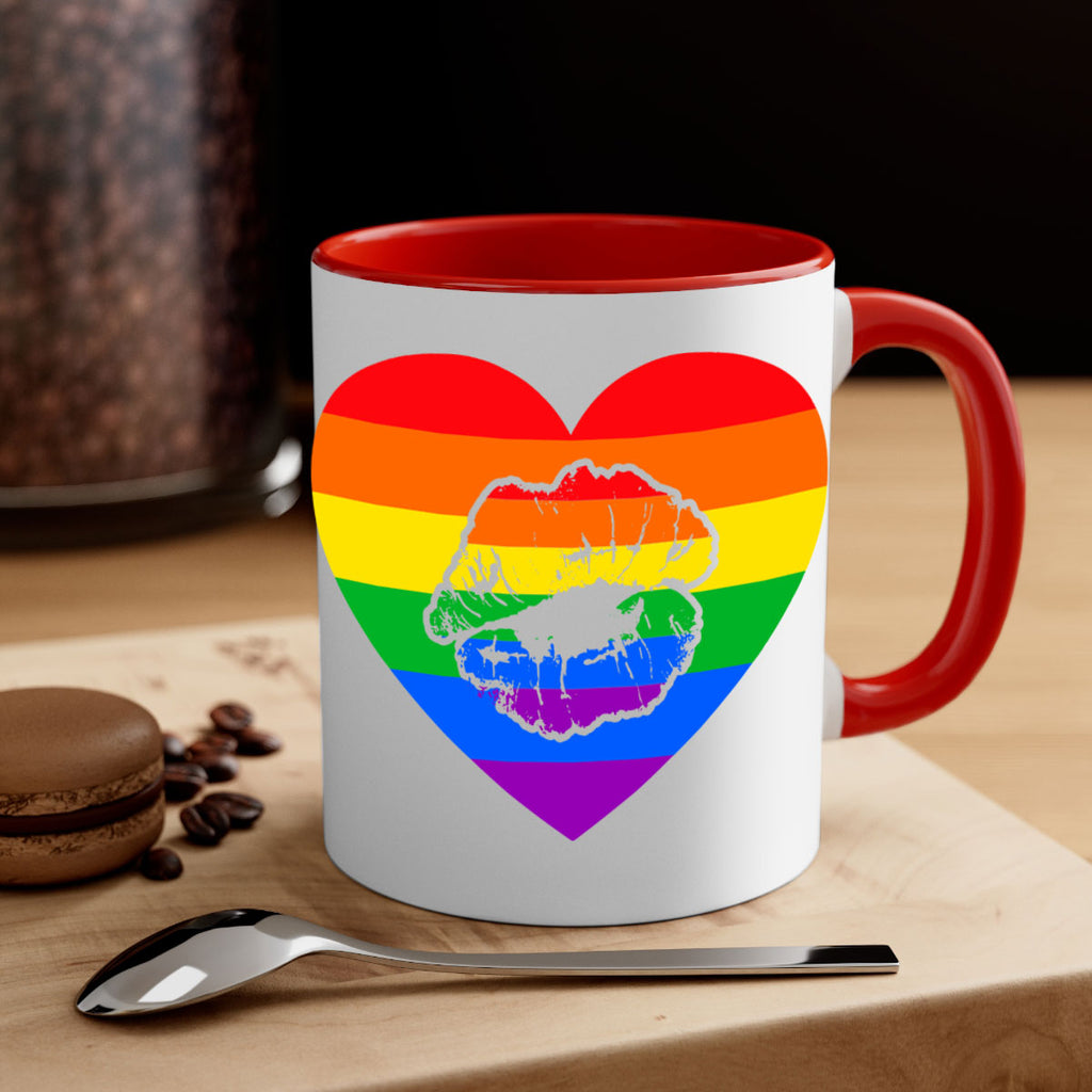 lgbt rainbow cool lip lgbt 96#- lgbt-Mug / Coffee Cup