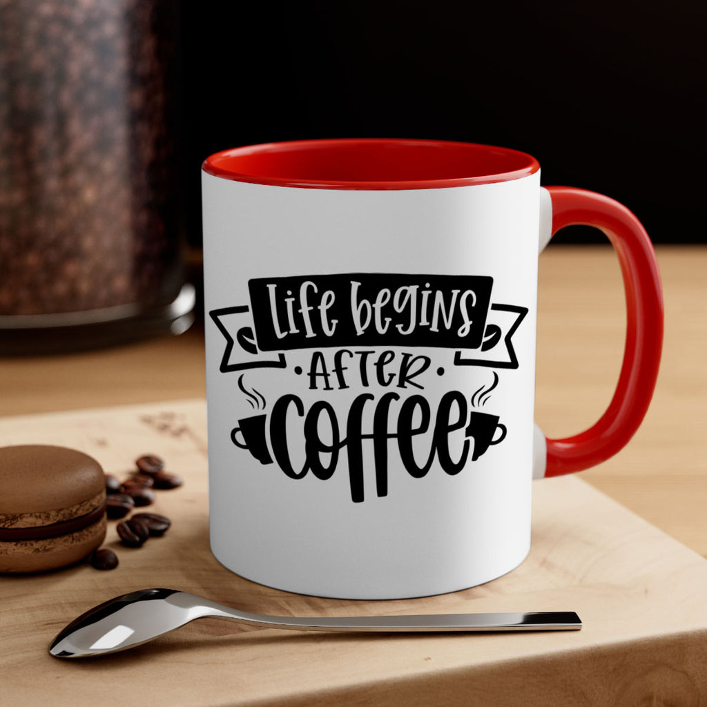 life begins after coffee 78#- coffee-Mug / Coffee Cup