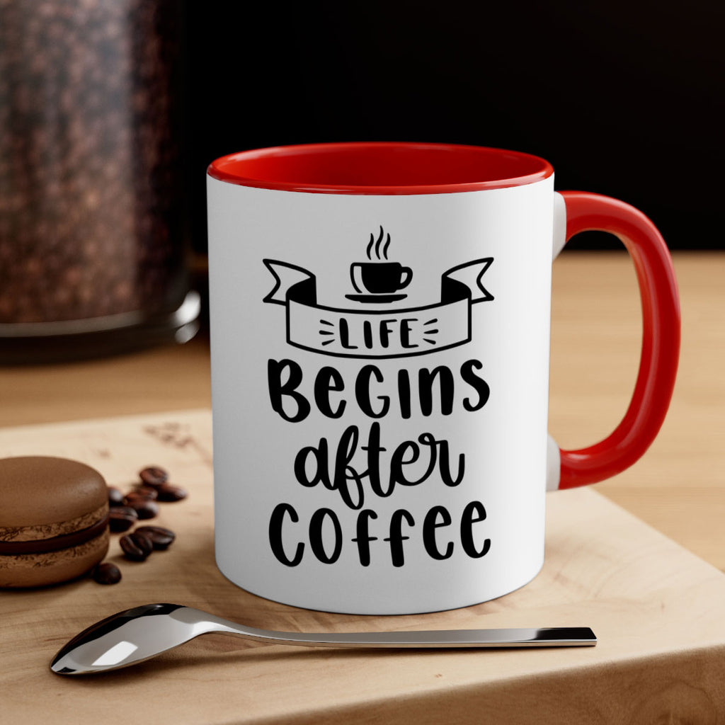 life begins after coffee 79#- coffee-Mug / Coffee Cup