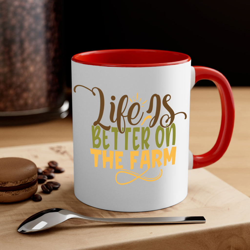 life is better on the farm 5#- Farm and garden-Mug / Coffee Cup