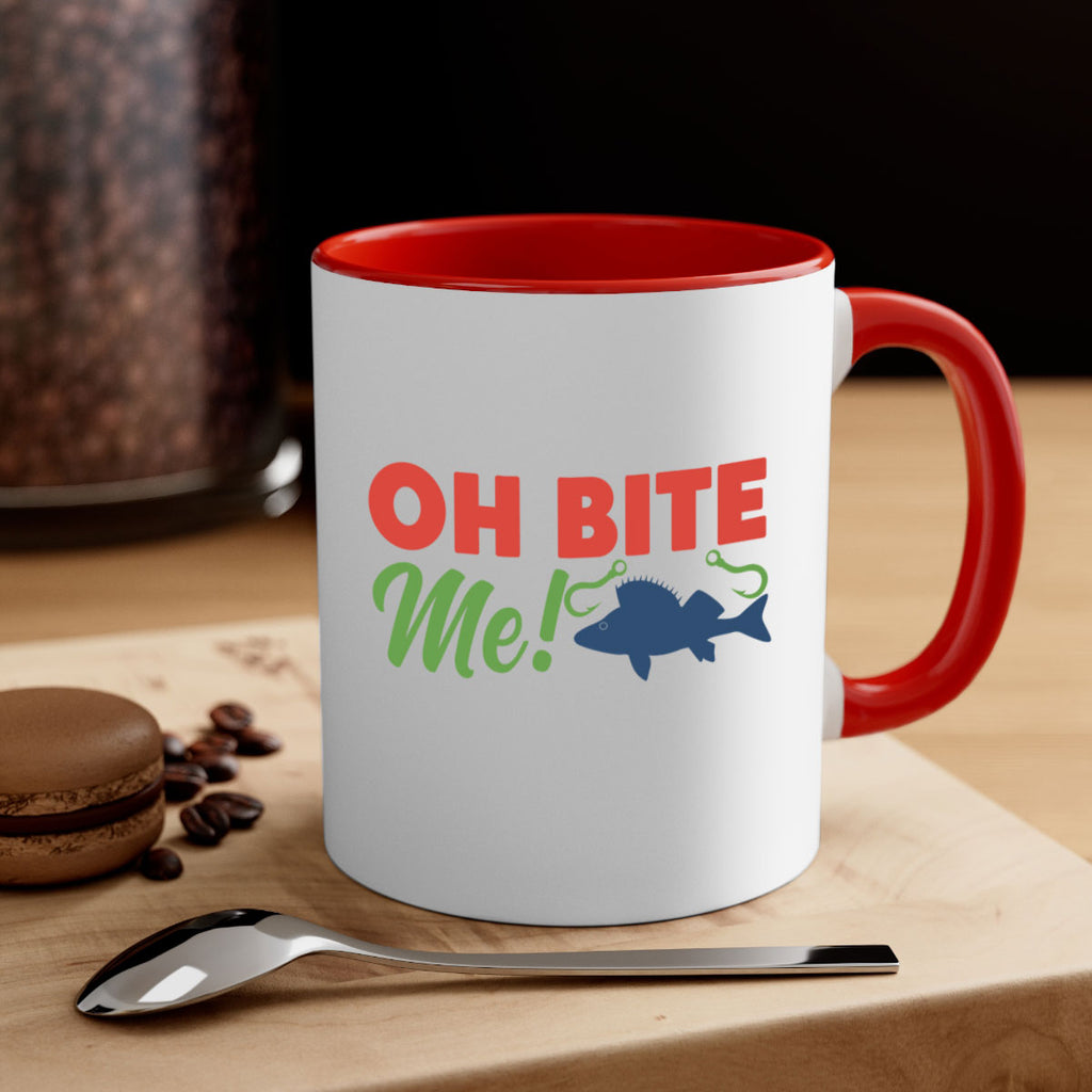 oh bite me 202#- fishing-Mug / Coffee Cup