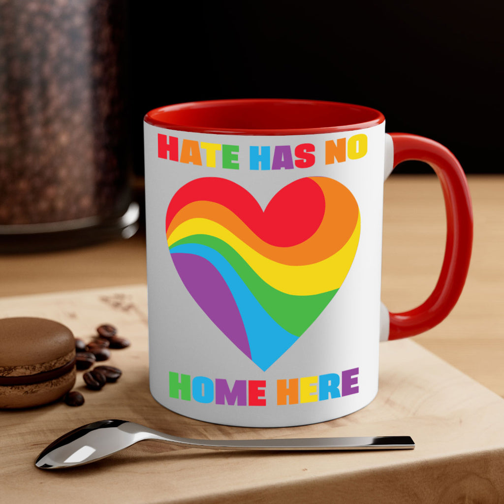 rainbow heart hate has no lgbt 30#- lgbt-Mug / Coffee Cup