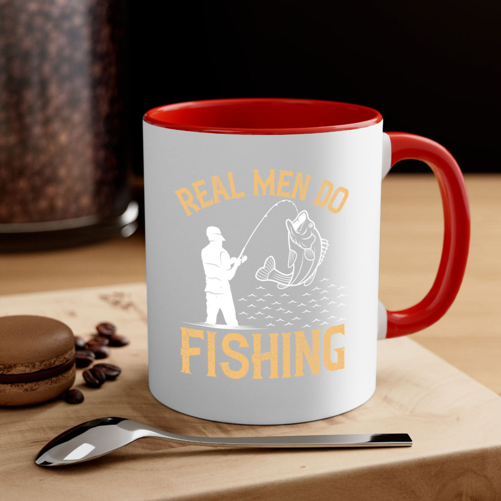 real men do fishing 240#- fishing-Mug / Coffee Cup